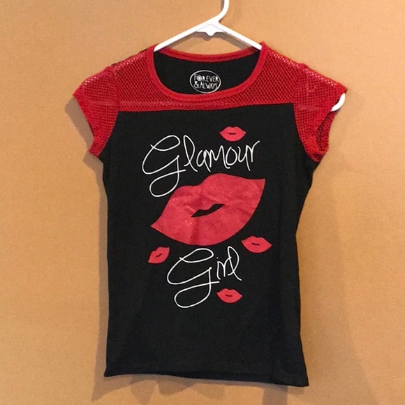 black glitter tops